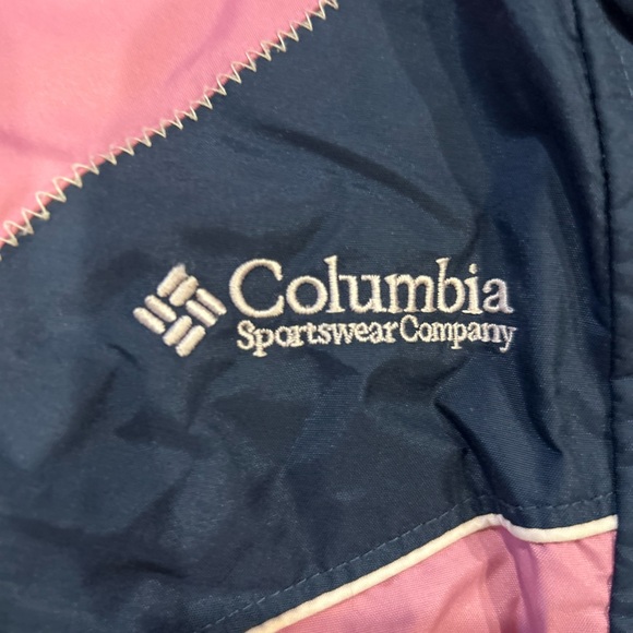 Columbia Jacket kids size 14/16 pink navy blue - Picture 4 of 15